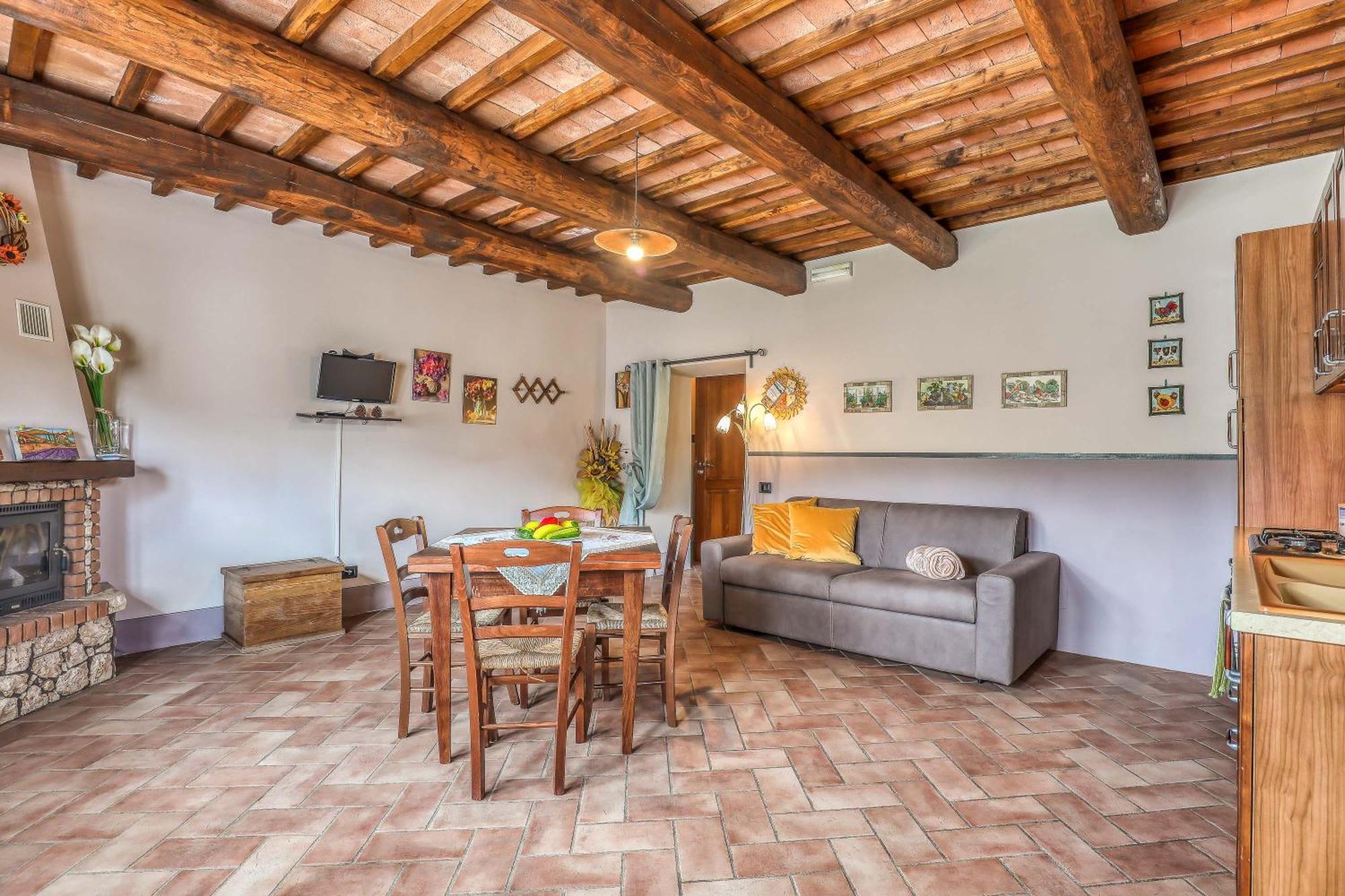 Agriturismo Podere San Giorgio Radicofani Rum bild
