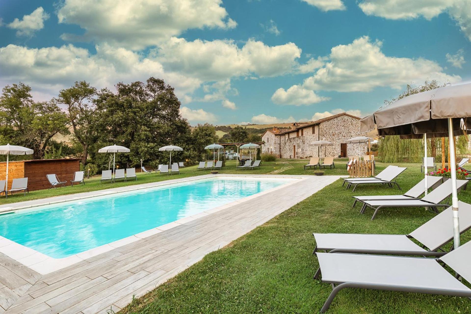 Agriturismo Podere San Giorgio Radicofani Exteriör bild